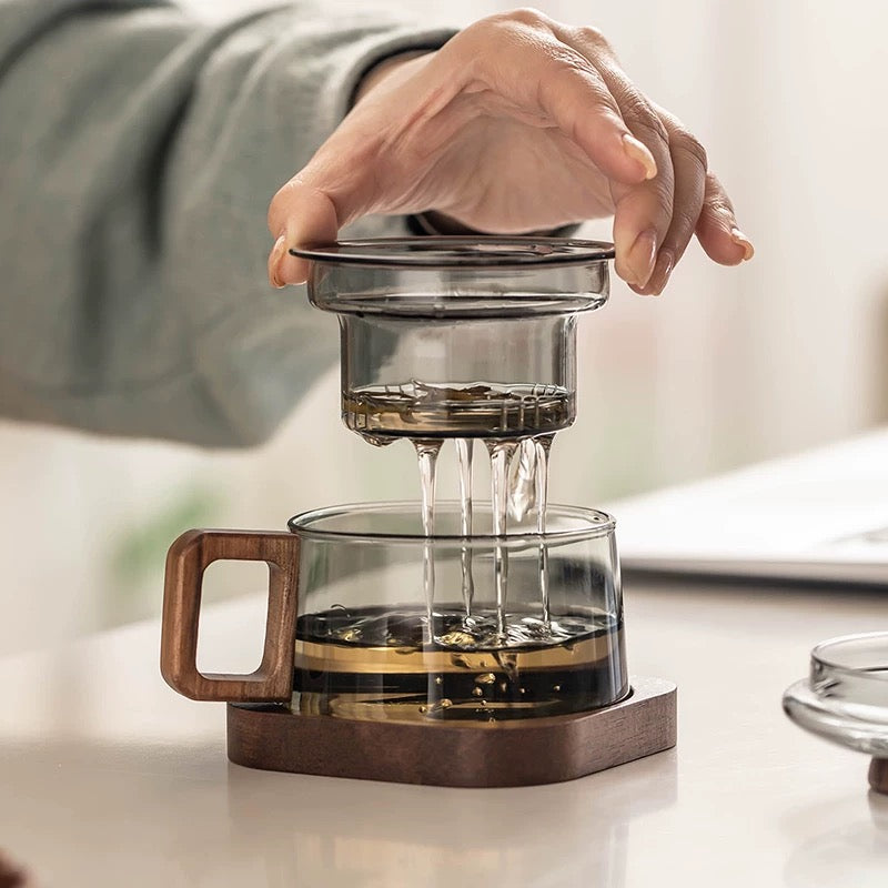 Tetera de cristal con infusor 200 ml