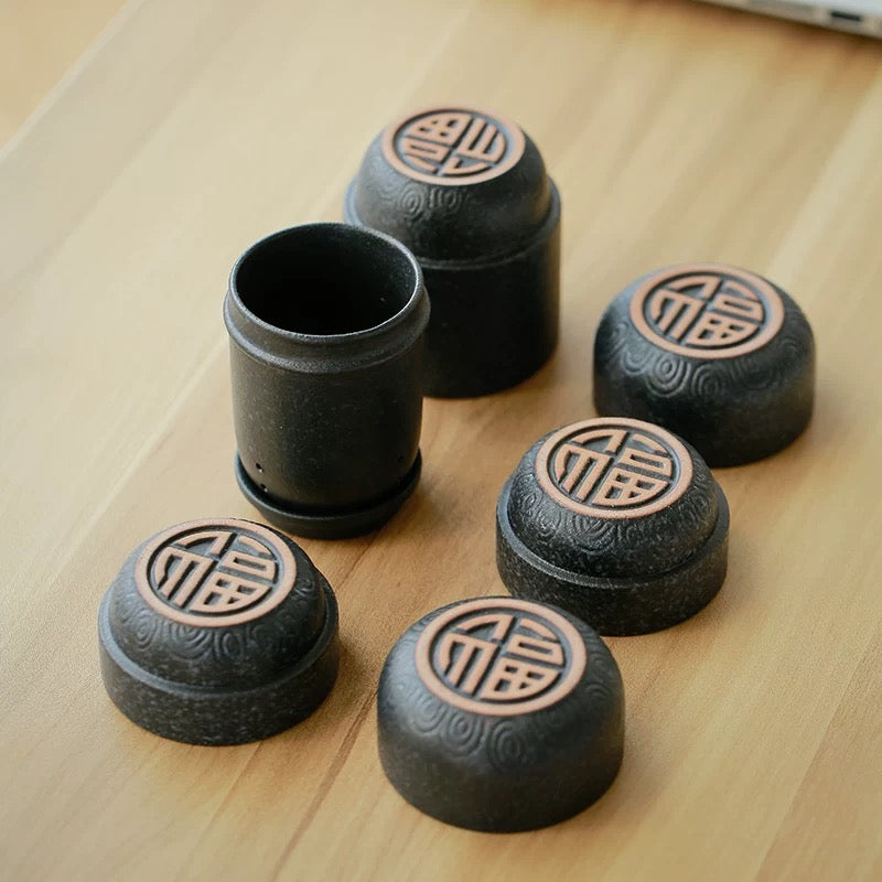 Tetera de cerámica portátil C/ 4 tazas