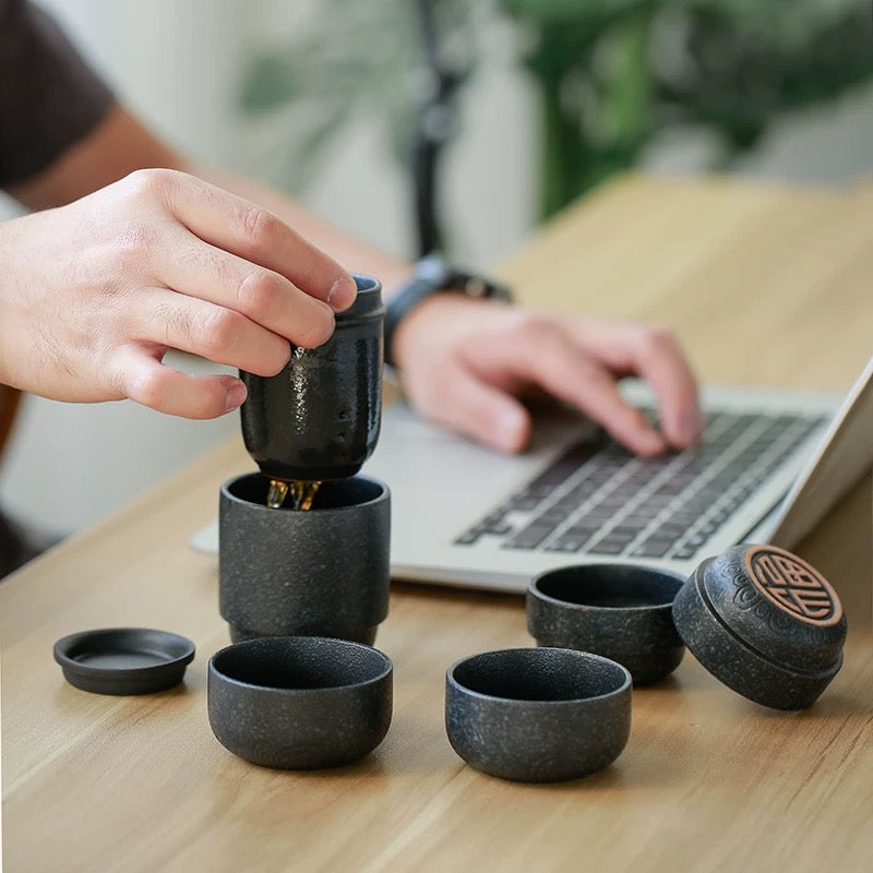 Tetera de cerámica portátil C/ 4 tazas