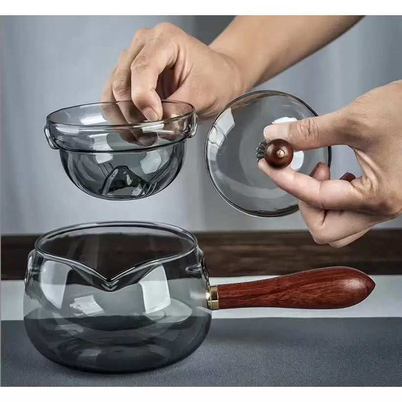 Tetera de cristal con infusor giratorio 500 ml